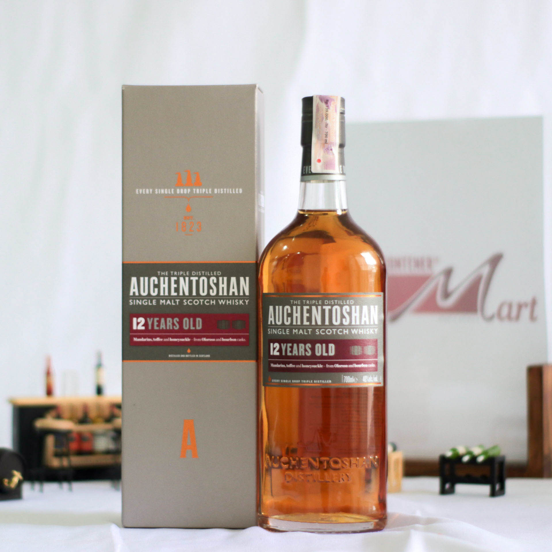 Auchentoshan-12.jpg Auchentoshan 12 Years Old Single Malt Scotch Whisky The Triple Distilled - Image 1