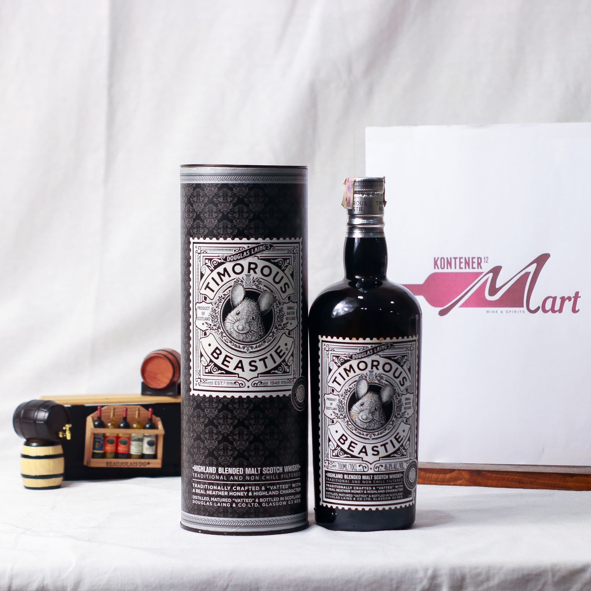 DOUGLAS-LAING-TIMOROUS-BESTIE.jpg Douglas Laing's Timorous Beastie Highland Blended Malt - Image 1