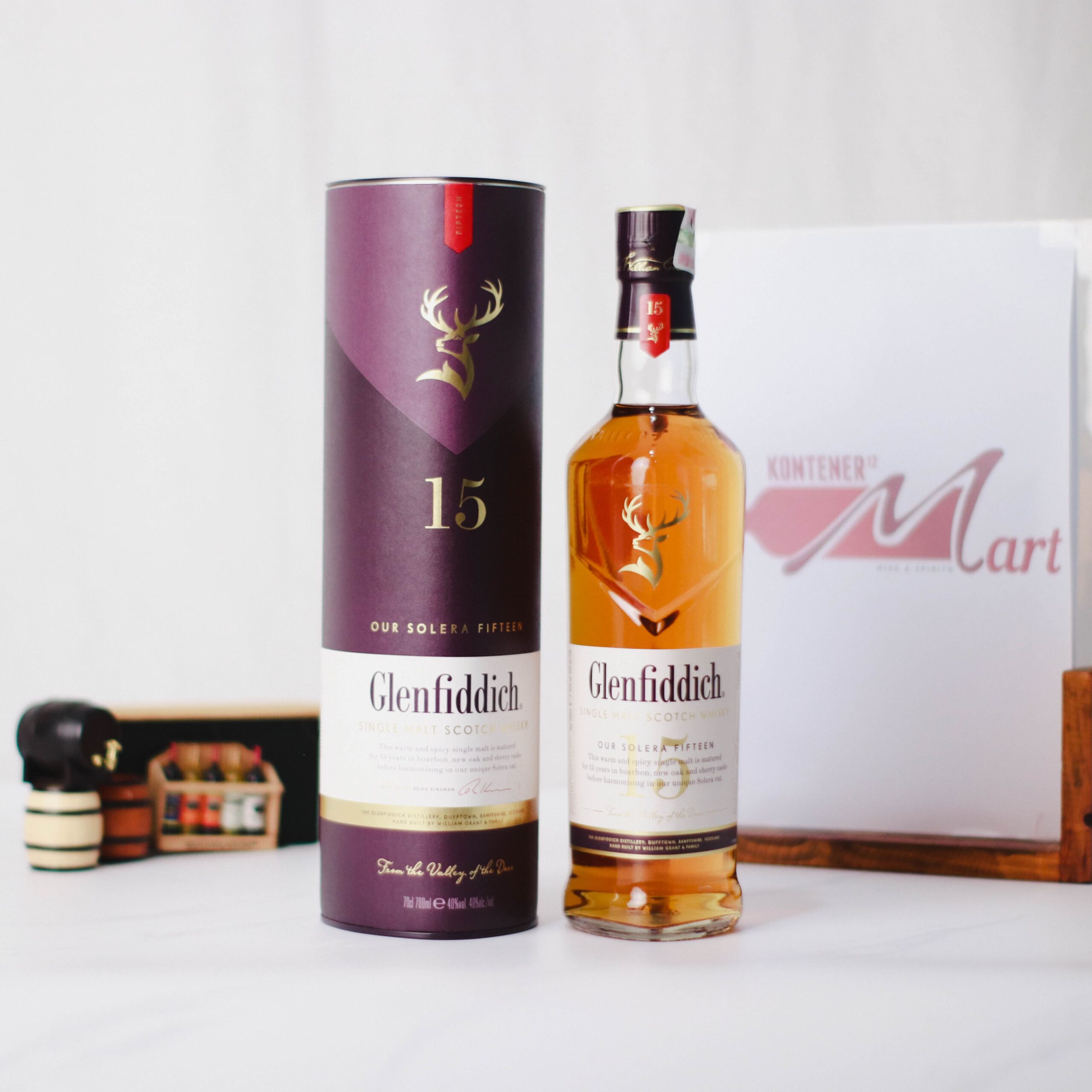 GLENFIDDICH-15YO-1-1-scaled-1.jpg Glenfiddich 15 Single Malt Scotch Whisky - Image 1