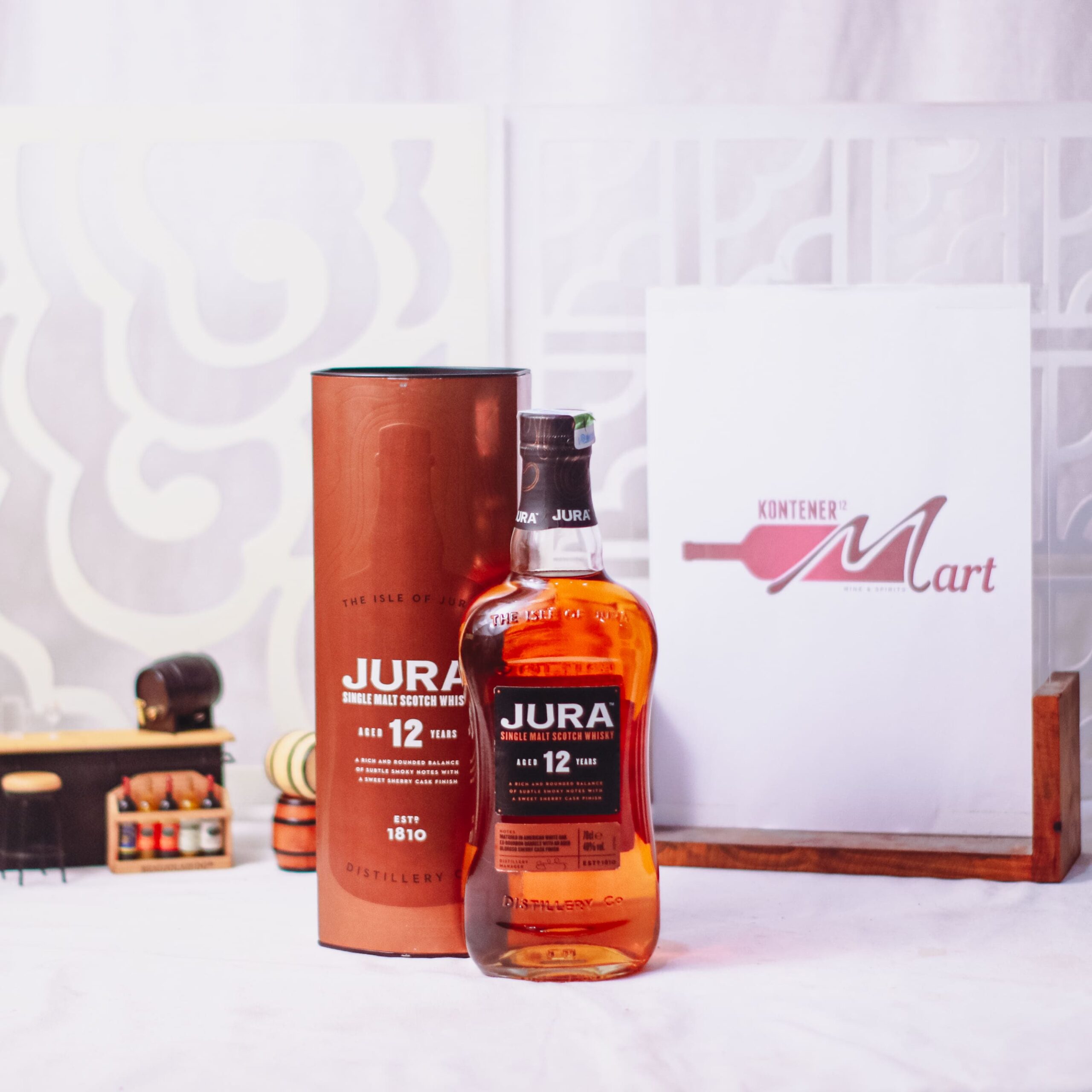 JURA-12-scaled-1.jpg Jura 12 Aged Years Single Malt Scotch Whisky - Image 1