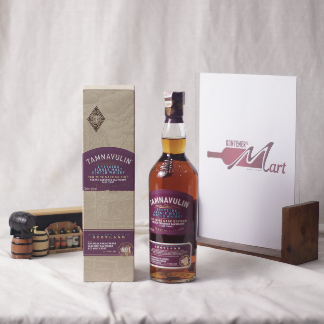 TAMNAVULIN-SHERRY-CASK-1.jpg Tamnavulin French Cabernet Sauvignon ( Red Wine Cask Edition ) Speyside Single Malt Scotch Whisky - Image 1